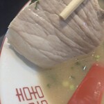 久留米ラーメン 麺や たにがわ - 噛みしめると肉の味がしっかりする好きなタイプのチャーシュー