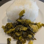 久留米ラーメン 麺や たにがわ - あっさり味の辛子高菜