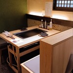 月島もんじゃ こぼれや - 内観