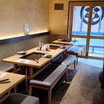 月島もんじゃ こぼれや - 内観