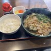 かすうどん えびす - かすうどんと卵かけご飯