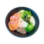 サーモンとろろ＜蕎麦/うどん＞