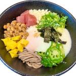 ねぎとろばくだん＜蕎麦/うどん＞