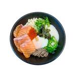 サーモンいくらとろろ＜蕎麦/うどん＞