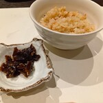 瀬戸内味覚処 芸州 本店 - 穴子炊き込みご飯　漬物