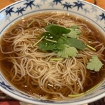 蕎麦懐石 茅場町 更科 - そば（かけ）