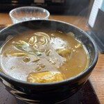 一久庵 - 小カレーうどん、麺はモチモチ系