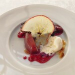 指帆亭 - ミニコースのデザート