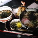 Oshokujidokoro Kikuchitei - お蕎麦に色々付いてるセット