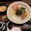 そじ坊 - 冷やし山菜とろろそば定食1180円