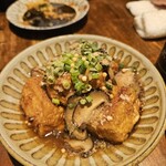 とさか - 揚げ出し豆腐キノコ餡かけ