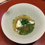 鮨 しみづ - ⑧真鯛の海老出汁スープ仕立て