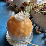 おまめよしこのかき氷 - 上から寄ってみました