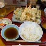 天山 - 上天ぷら定食