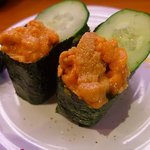 回転寿司喜楽 - うに　189円