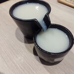 天ぷら ささき - 庭のうぐいす