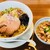麺屋 藤むら - 料理写真:日替わり限定の背脂生姜そば900円＋麺大盛100円＋限定丼300円＝合計1,300円