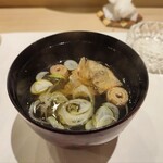 鮨あら井 - 小鯛のお吸い物