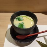 鮨あら井 - ウニ茶碗蒸し