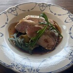 ス ラ - 三河もち豚の炭火焼き　ジューシーで脂身が甘い！