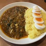 きんもち - 野菜カレー＋ゆでたまご