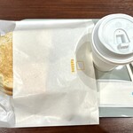ドトールコーヒーショップ - ドリンク写真:モーニングセットA(ハムタマゴサラダ・ブレンドコーヒーR)