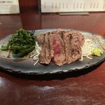 旬菜処 びいどろ - 旨味上等赤身の石垣牛ステーキ