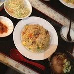 王記餃子房 - チャーハンセット（ミニラーメン付）