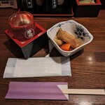 ささいずみ - 梅ヶ枝　お通し