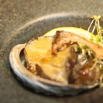 神楽坂 鉄板焼 向日葵 - 鮑