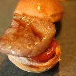 神楽坂 鉄板焼 向日葵 - ミニバーガー