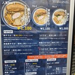 煮干そば 流。 - 入口にある看板見やすくていいですねー☆