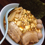 麺屋 滝昇 - 麻婆麺200g¥820+全部のせ¥320