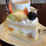農園菓子工房 ナチュラルファーム菓樹 - フルーツのショートケーキ  2014年8月