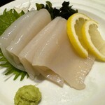 葵屋 - 姿ではないですが「朝獲れ烏賊姿お造り」