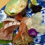 生地温泉　たなかや - 旬の地魚の盛り合わせ
