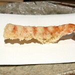 ぬま田 - 【 車海老 】もう１尾はレアに揚げて