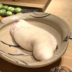 ぬま田 - 後で使う6kgの河豚の白子