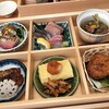 와고코로 나리 - 白和え、お刺身、蛍烏賊、鰆？、出汁巻ききんぴら、カニクリームコロッケ新玉てんぷら