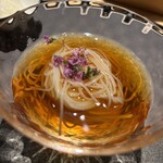 天ぷら北川 - 葛そうめん