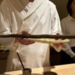 天ぷら北川 - 牛蒡