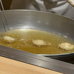 天ぷら北川 - ホワイトマッシュルーム