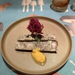 ラ シャッス - 千葉で胃捕りした子イイノシシのフロマージュドテート。（頭部の煮凝り）