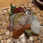 だし 和食 福もと - 季節のお刺身盛り合わせ