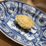 天ぷら北川 - マッシュルーム(静岡県産 ホワイトマッシュルーム)