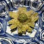 天ぷら北川 - 蕗のとう