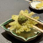 天ぷら北川 - 蕗のとう