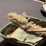 天ぷら北川 - 鰯(活け締め)