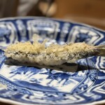 天ぷら北川 - 鰯(活け締め)