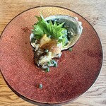 trattoria GALLIANO - 蝦夷あわびと生ウニのカルパッチョ